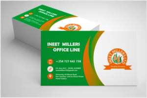 ineet millers business card mock up